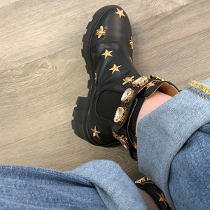 Gucci bee boots size 7